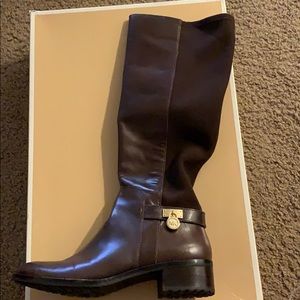 Brown Michael Kors Knee High Boots